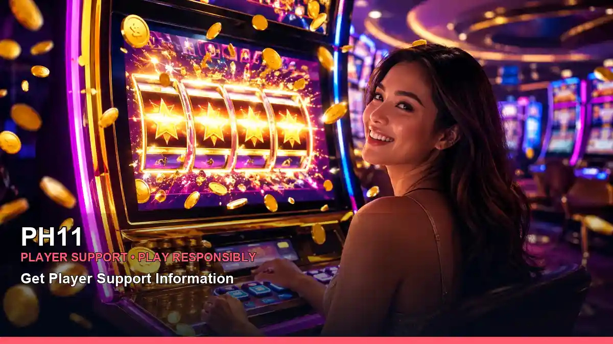 Mobile casino and slot game interface for Philippine players aged 21+