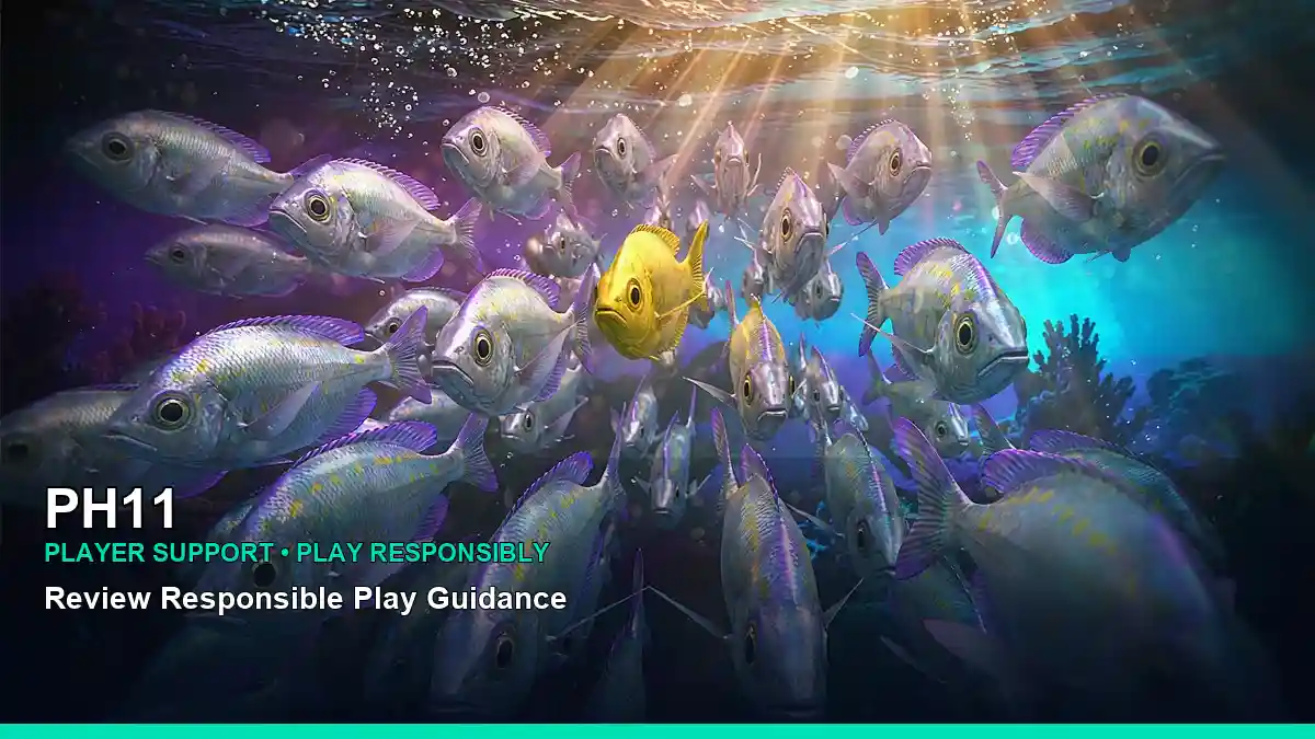 PH11 high-energy casino fishing games shown in a treasure chest layout for Philippine players