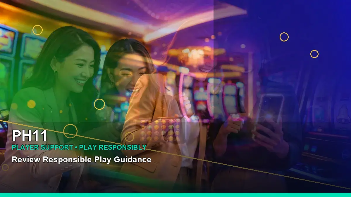 PH11 virtual casino interface with reward and cashback visuals in a diagonal layout for Philippine adults